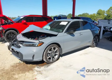 2025 Honda Civic Hybrid Sport Touring из США, поврежденный, VIN 19XFL4H93SE000502